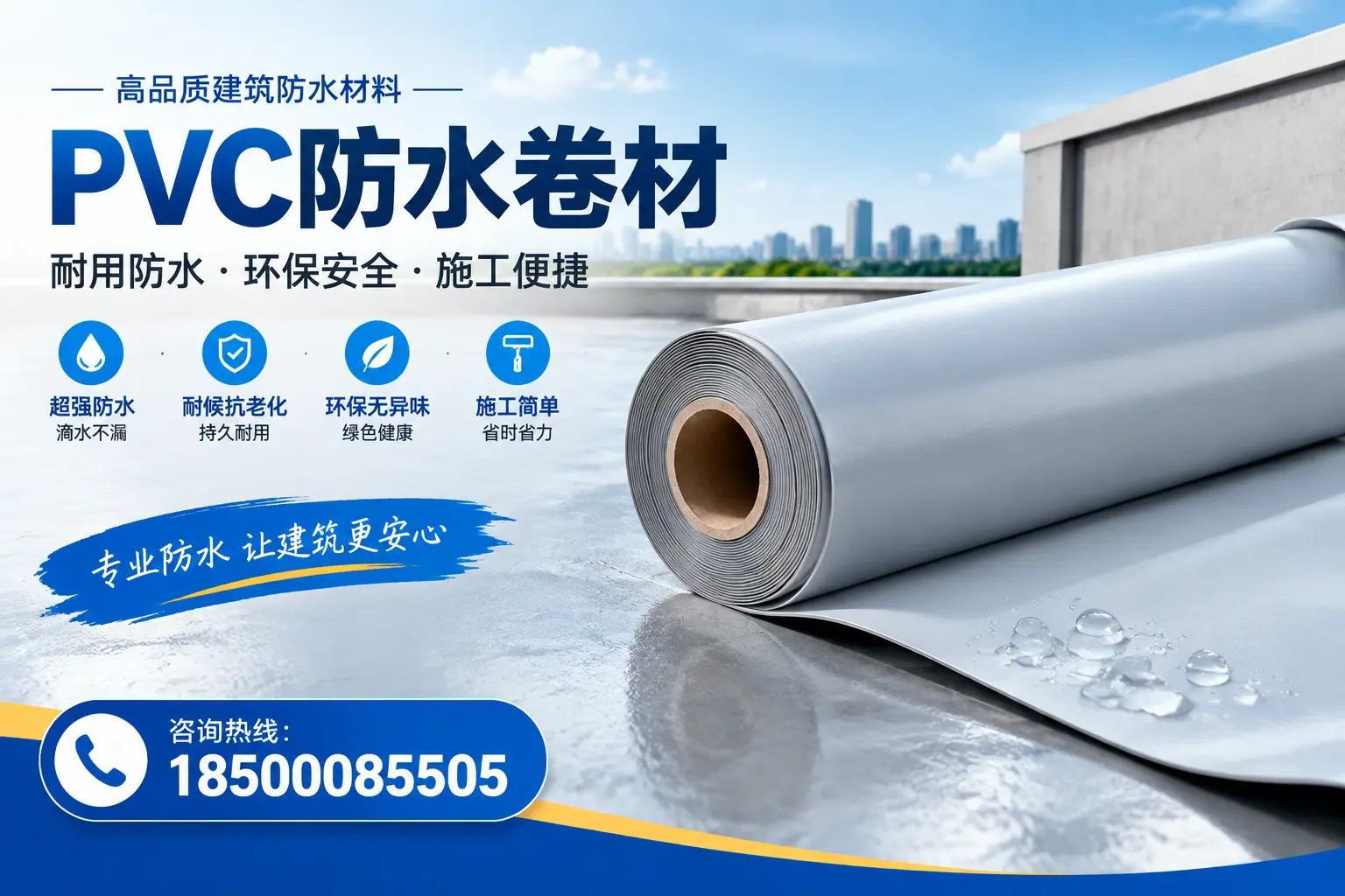 PVC防水卷材选型对比：如何做出明智选择？宁波指南